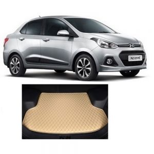 7D Car Trunk/Boot/Dicky PU Leatherette Mat for	Xcent  - Beige